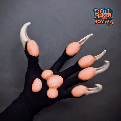 diy furry claws cat paw halloween demon spirit suit mask base 3d print model - Mito3D
