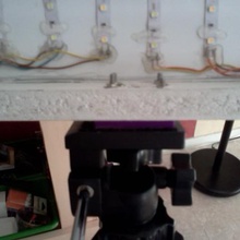 diy lighting bracket 14 nut tool mounting tripod 3d print model - Mito3D