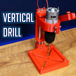 diy mini vertical drill - dc motor press Tools chuck 775 angle 3d print model - Mito3D