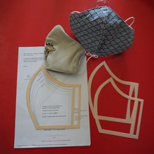 diy desen maske 19 covid ev patron corona koruma uygulama kolay 3d print model - Mito3D