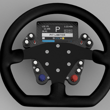 diy plate lcd nextion steering wheel game fanatec thrustamaster logitech osw simracing 3d print model - Mito3D