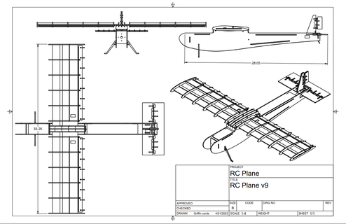 diy rc plane design Game airplane 3d print model - Mito3D