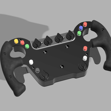 bricolaje diy rojo toro holden direccion rueda juego soporte Simulación sim carreras 3d print model - Mito3D