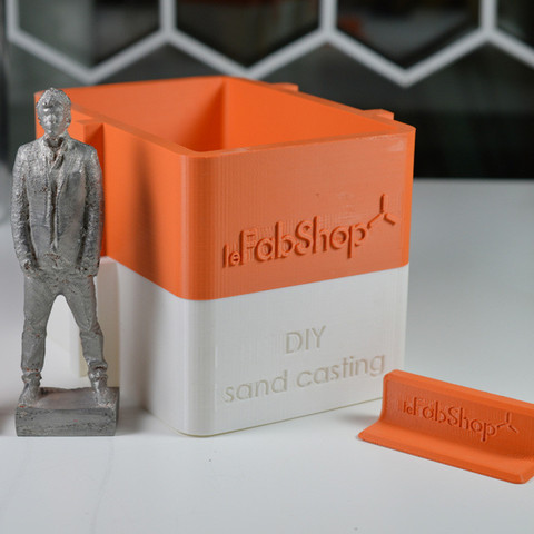 diy sand casting kit tool 3D print model - Mito3D