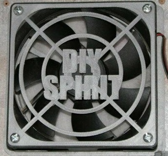 diy spirit - fan grille computer cooling fa grid 3d printing 3d print model - Mito3D