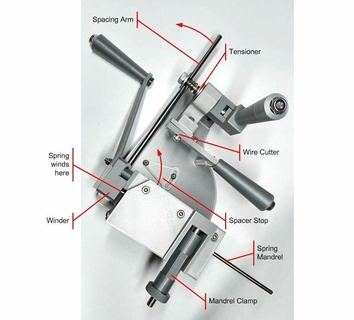 diy spring winder spring winder di-acro spring winder tool spring springs  3d print model - Mito3D