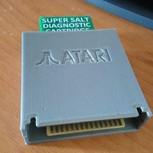 diy super salt diagnostic & game cartridge atari 8 bit family case 3d print model - Mito3D
