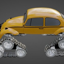 diy tank track conversion game traxxas tamiya kyosho tracks maxx 3d print model - Mito3D