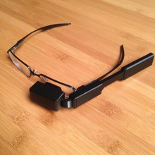 vidéo de bricolage lunettes raspberry pi gadget Des années 80 adafruit agrafeuse talage du futur vitré verrès google piratage cohue mod framboise mise niveau vido vision 3d print model - Mito3D