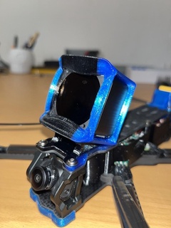 dji action 2 mount iflight nazgul 5 v3 - 25 degrees fixed angle Game camera djiaction2 action2 fpv nazgul5 tpu r/c vehicles remote control 3d print model - Mito3D