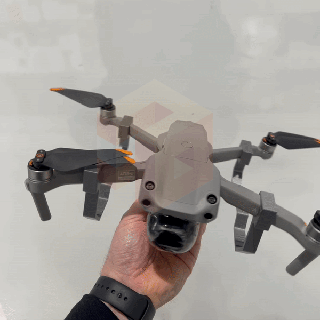 dji air2 air2s landing skids phantomizer legs gear drone accessories 3d print model - Mito3D