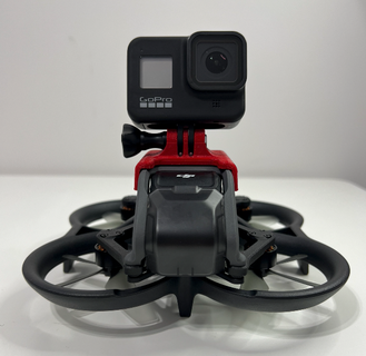 dji gopro montieren pla tpu fpv Drohne Aktion Nocken insta360 3d print model - Mito3D