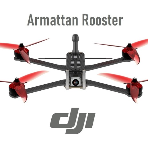 dji fpv - armattan Hahn ultimative conversion kit verschiedene frsky crossfire r9 air-Einheit rxsr 3D print model - Mito3D