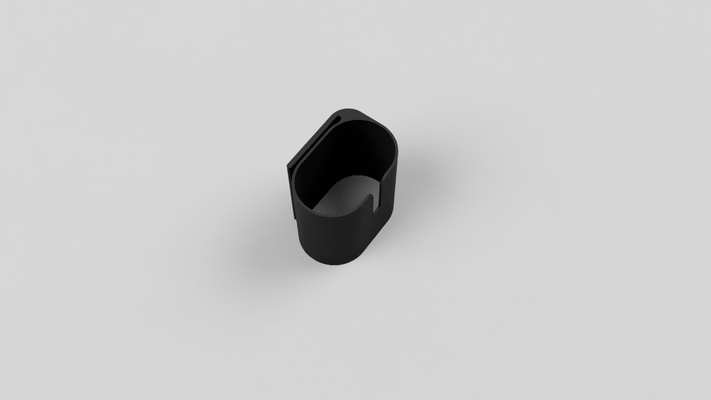 dji fpv gözlük pil döngü kulp destek açık kayış uçan göz 3d print model - Mito3D