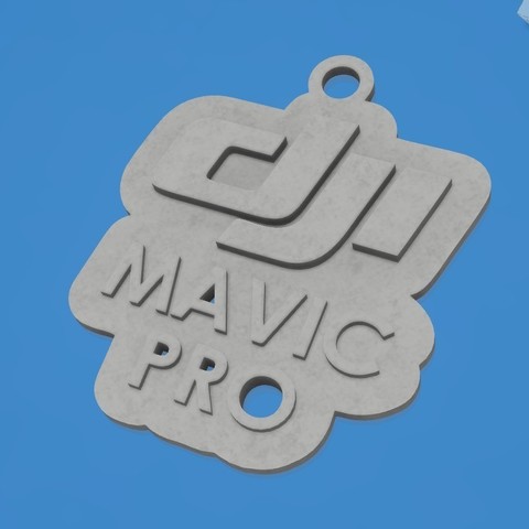 dji mavic bijoux porte-clés 3D print model - Mito3D