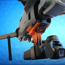 dji mavic 2 Profi montieren gopro Gadget ii Kamera Halter Unterstützung Drohne 3d print model - Mito3D