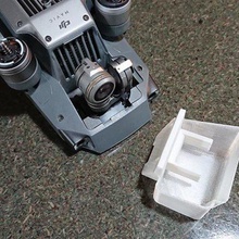 dji mavic cardán de bloqueo cámara la cubierta combo gadget protector protección 3d print model - Mito3D