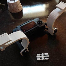 dji mavic ipad bracket combo strap snaps gadget 3d print model - Mito3D