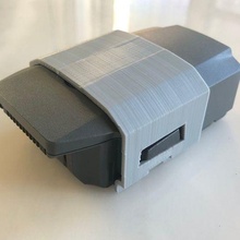 dji mavic pro Puissance bouton couverture gaine batterie sécurité Voyage c_vehicles 3d print model - Mito3D
