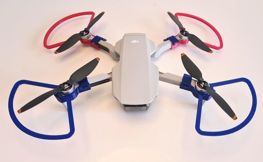 dji mini 2 hélices guardas zangão guarda protetor mão quad quadcopter passatempo 3d print model - Mito3D