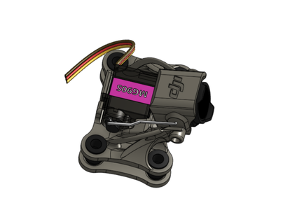 dji o3 camera gimbal 03 air unity fpv drone cinewhoop cinelog 3d print model - Mito3D