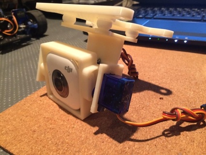 dji pantom fc40 camera gimbal 3d print model - Mito3D