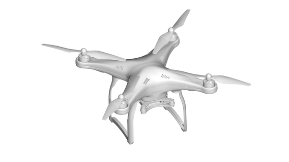 dji fantasma 3 drone telaio fpv quadricottero octocopter rc aereo rcplane Contare uav 3d print model - Mito3D