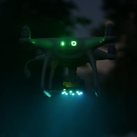 dji phantom 4 neopixel monte gadget 3D print model - Mito3D