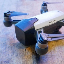 dji étincelle cardan couverture gaine gadget drone caméra protection facile 3d print model - Mito3D