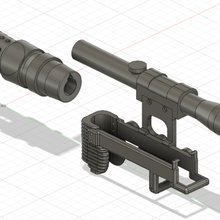 dl 44 mod kit mauser c96 blaster Chewbacca Chewie Han Solo han só Estrela guerras impressao 3D 3d print model - Mito3D