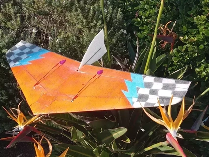 dlg wing tail mount glider rc sailplane rudder fin attachment 3d print model - Mito3D