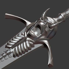 dmc5 diable 5 dante rébellion épée cosplay 3d impression modèle 3d print model - Mito3D