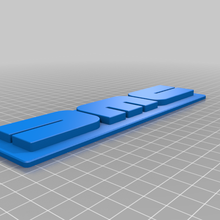dmc logo badge remix back to the future delorean automotive 3d print model - Mito3D