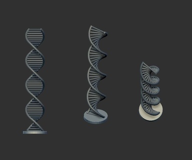 DNA tıbbi hücre insan 3dprint reçine prototip zooloji sla pla deoksiribonükleik asit üreme virüs oyuncak Bilim 3d print model - Mito3D