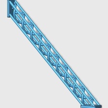 DNA Klammer Werkzeug 3d Drucker Zubehör Teile Winkel Halterung Ecke extrudiert Aluminium flsun i3 Rahmen axis Stabilisator 3d print model - Mito3D
