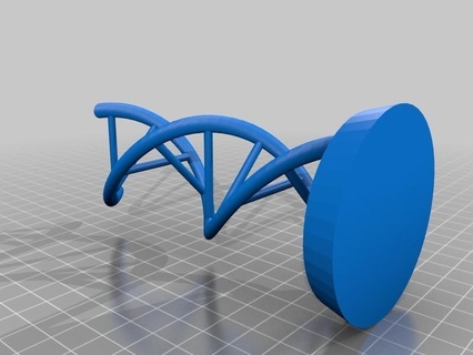 DNA çift sarmal DNA çift sarmal sarmal model 3d baskı 3d print model - Mito3D