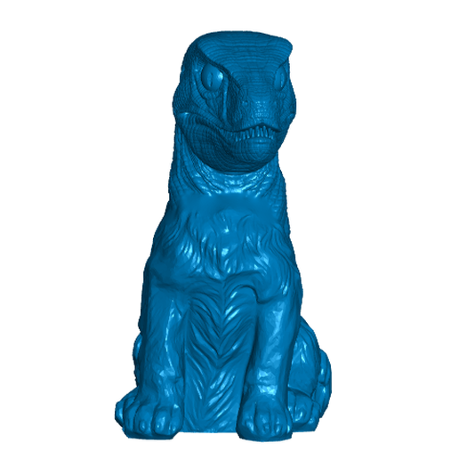 DNA hacken Hündchen Raubvogel Hund Genetik Velociraptor Dekor 3D print model - Mito3D