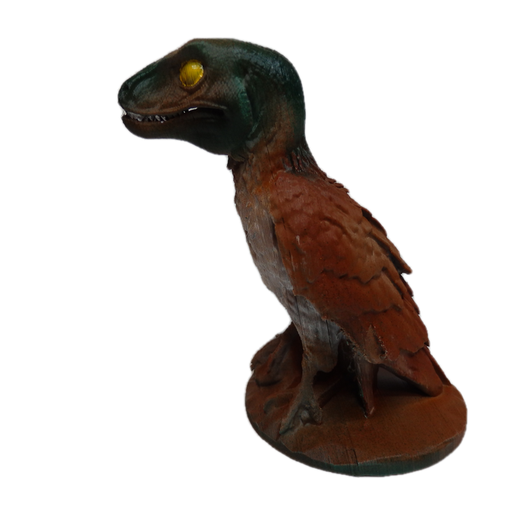 adn cortar tajos raptor membrete águila genética velociraptor decoración 3D print model - Mito3D