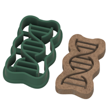 dna icon cookie cutter 3d print model - Mito3D