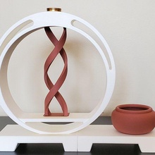 dna incense holder 3d print model - Mito3D