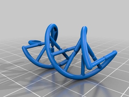 ADN bijoux Collier 3d print model - Mito3D