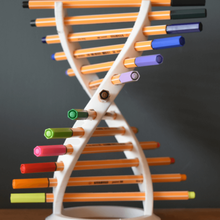 DNA porta canetas tixen gadget lápis 3d print model - Mito3D