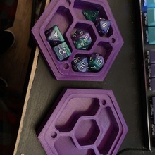 dnd dice case game magnet box container dungeonsanddragons fantasy tabletop gaming 3d print model - Mito3D