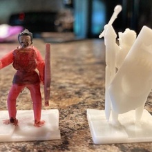 dnd soldats Chevalier soldat table mini figurine donjons dragons rpg rôle jouant 3d print model - Mito3D