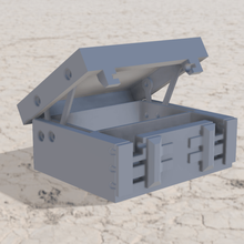 dnd treasure box slide latch lever hinge gadget dragons dungeons 3d print model - Mito3D