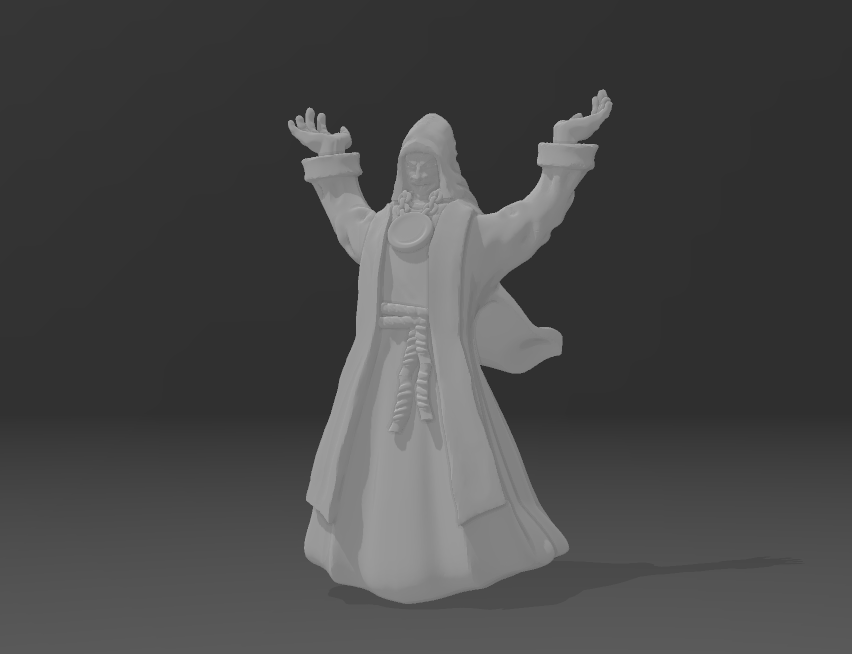 dnd v2 5 piece figura pacote Função Toque figuras estatueta tampo mesa miniatura personagens 3D print model - Mito3D