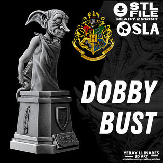 dobby fracasso atormentar oleiro coleção Hogwarts escultura 3d print model - Mito3D