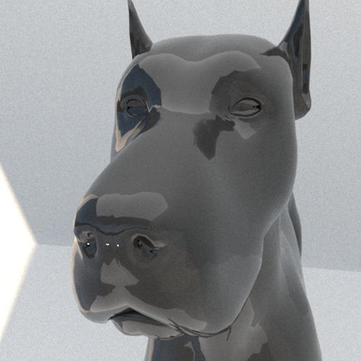 Doberman uzmanlar Aksesuarlar hedefler 3D print model - Mito3D