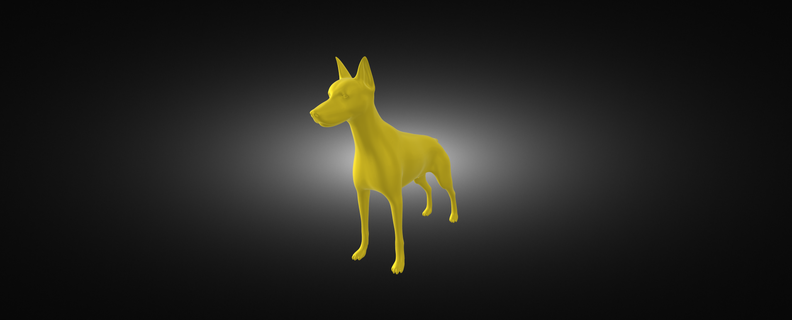 Dobermann Hund Tiere Natur 3d print model - Mito3D