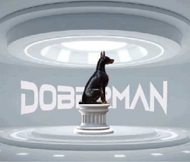 Doberman köpek köpekler kötü muhafız cinsler Evcil Hayvan heykel 3d print model - Mito3D